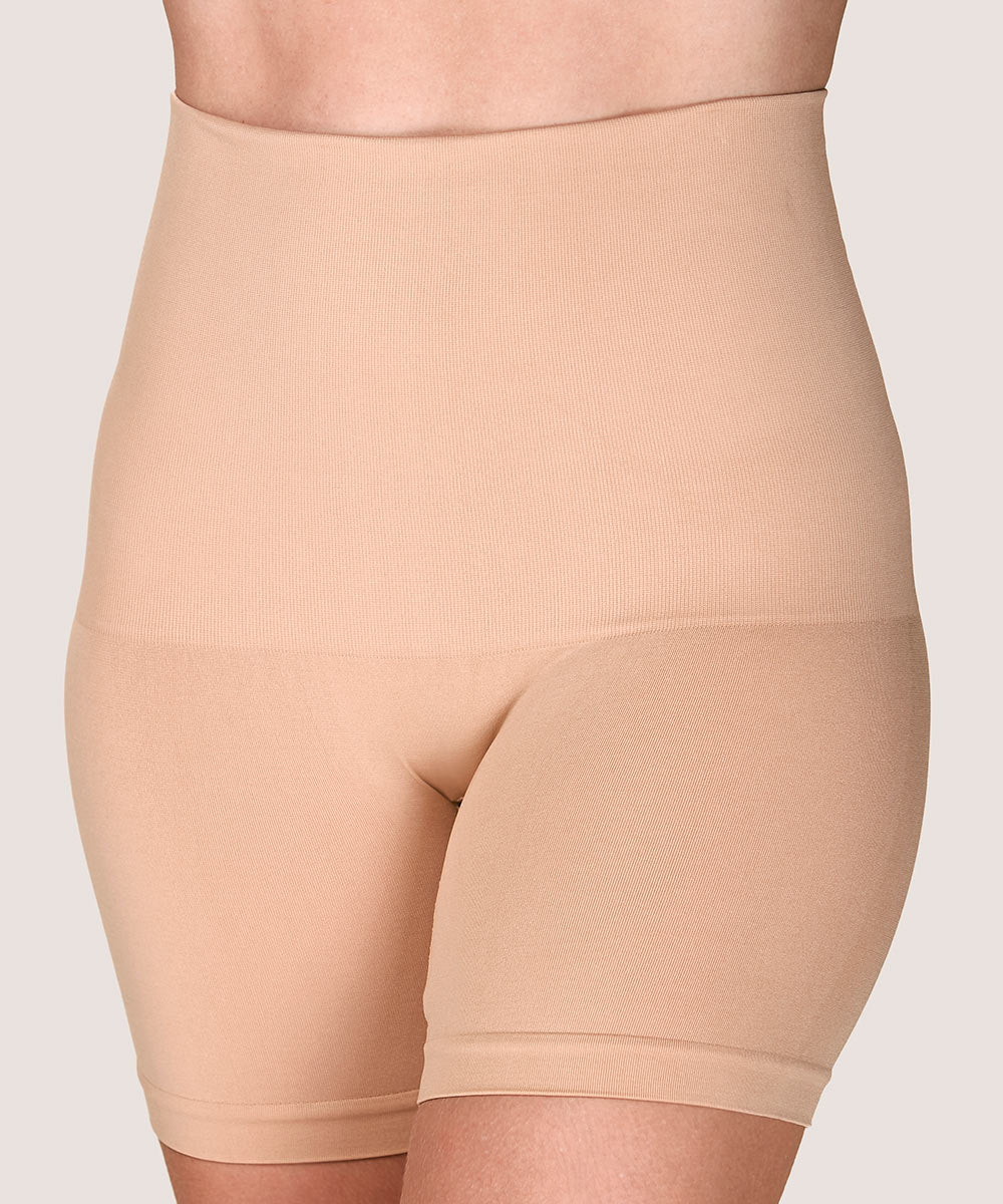 Faja Mujer Cuadro Seamless Control Nude
