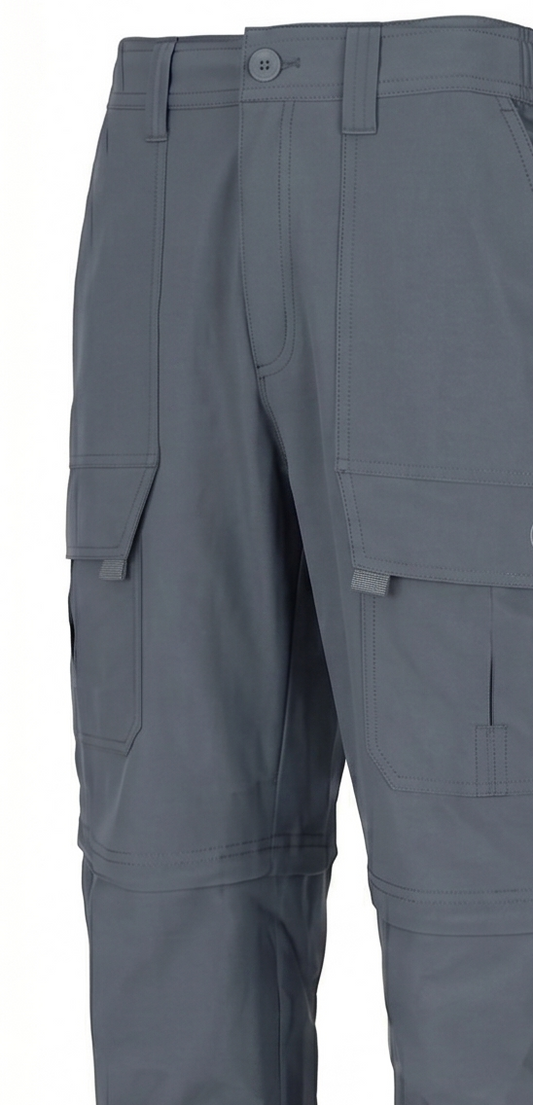 Pantalón Hombre Desmontable Kai Gris Oscuro