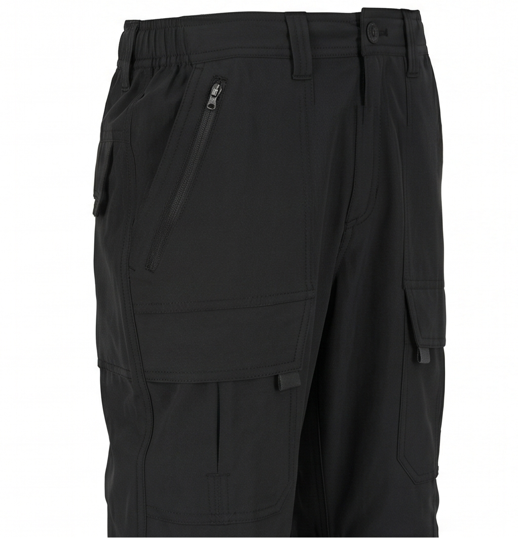 Pantalón Hombre Desmontable Kai Negro