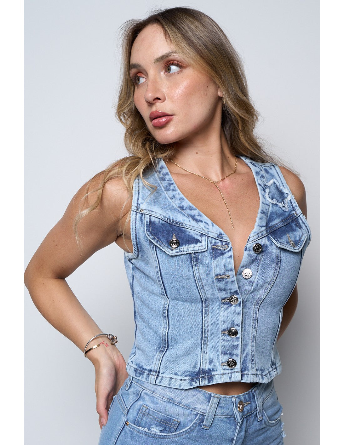 Gilette Mujer Mezclilla 4123 Azul