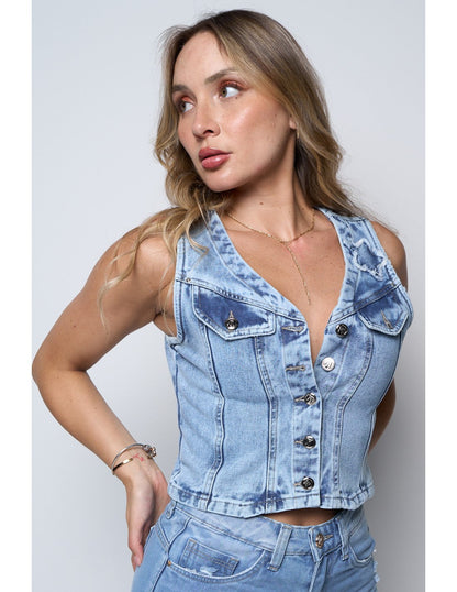 Gilette Mujer Mezclilla 4123 Azul