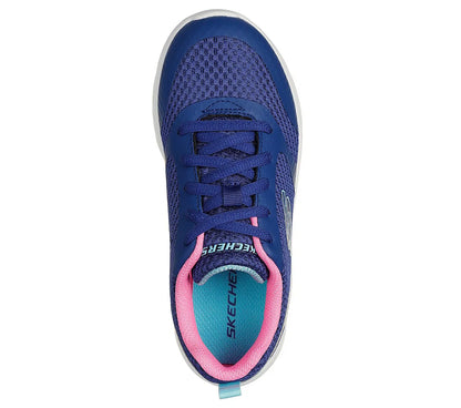 Zapatilla Niña Con Cordon Microspec Max Blue