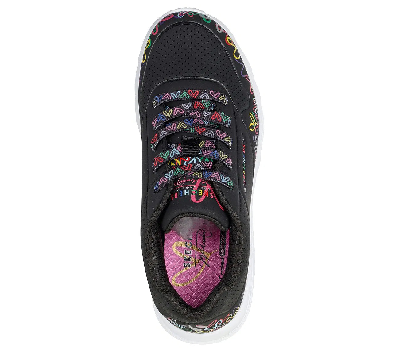 Zapatilla Niña Uno Lite Heart Daze Black