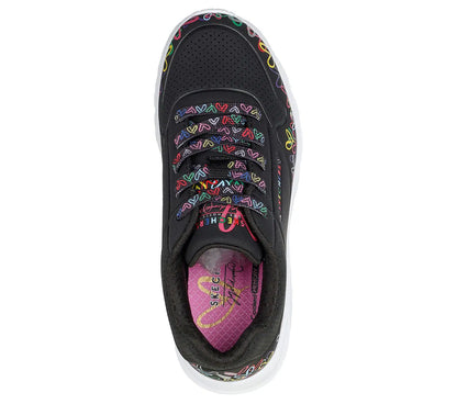 Zapatilla Niña Uno Lite Heart Daze Black