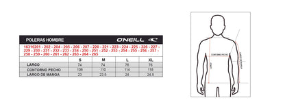 Polera Hombre Manga Corta Blue Horizon Negro