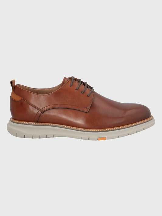 Zapato Hombre Cuero Hombre Rustic Café