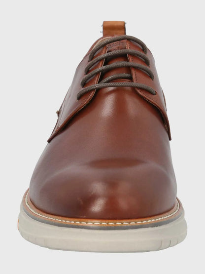 Zapato Hombre Cuero Hombre Rustic Café
