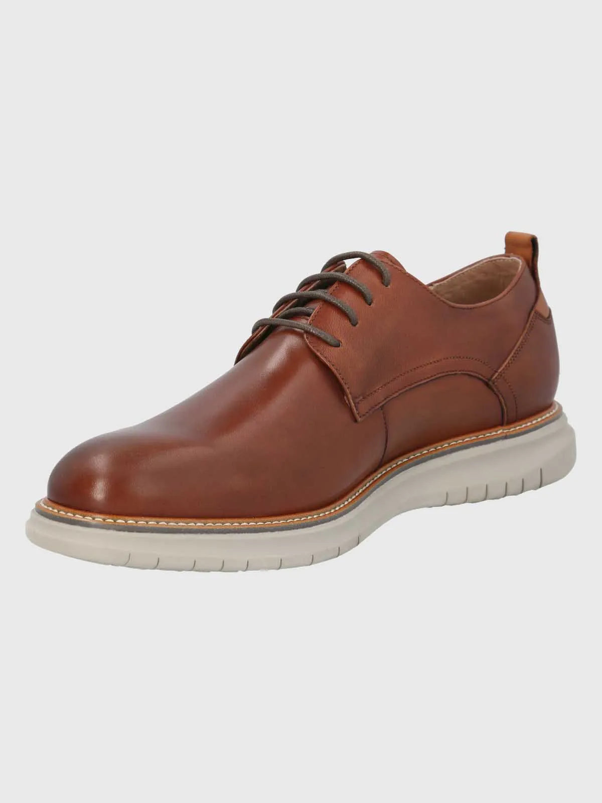 Zapato Hombre Cuero Hombre Rustic Café