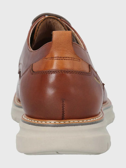 Zapato Hombre Cuero Hombre Rustic Café