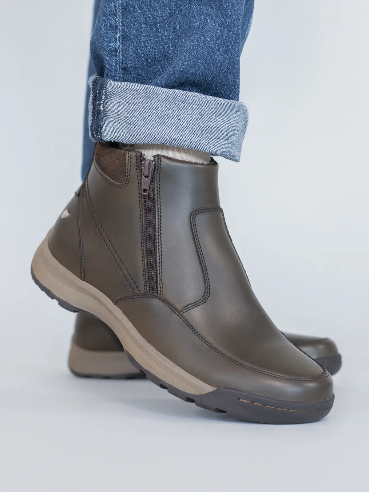 Botin Hombre Cuero  Chief Café
