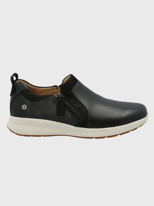 Zapato Mujer Cuero Spinal Slip On Negro