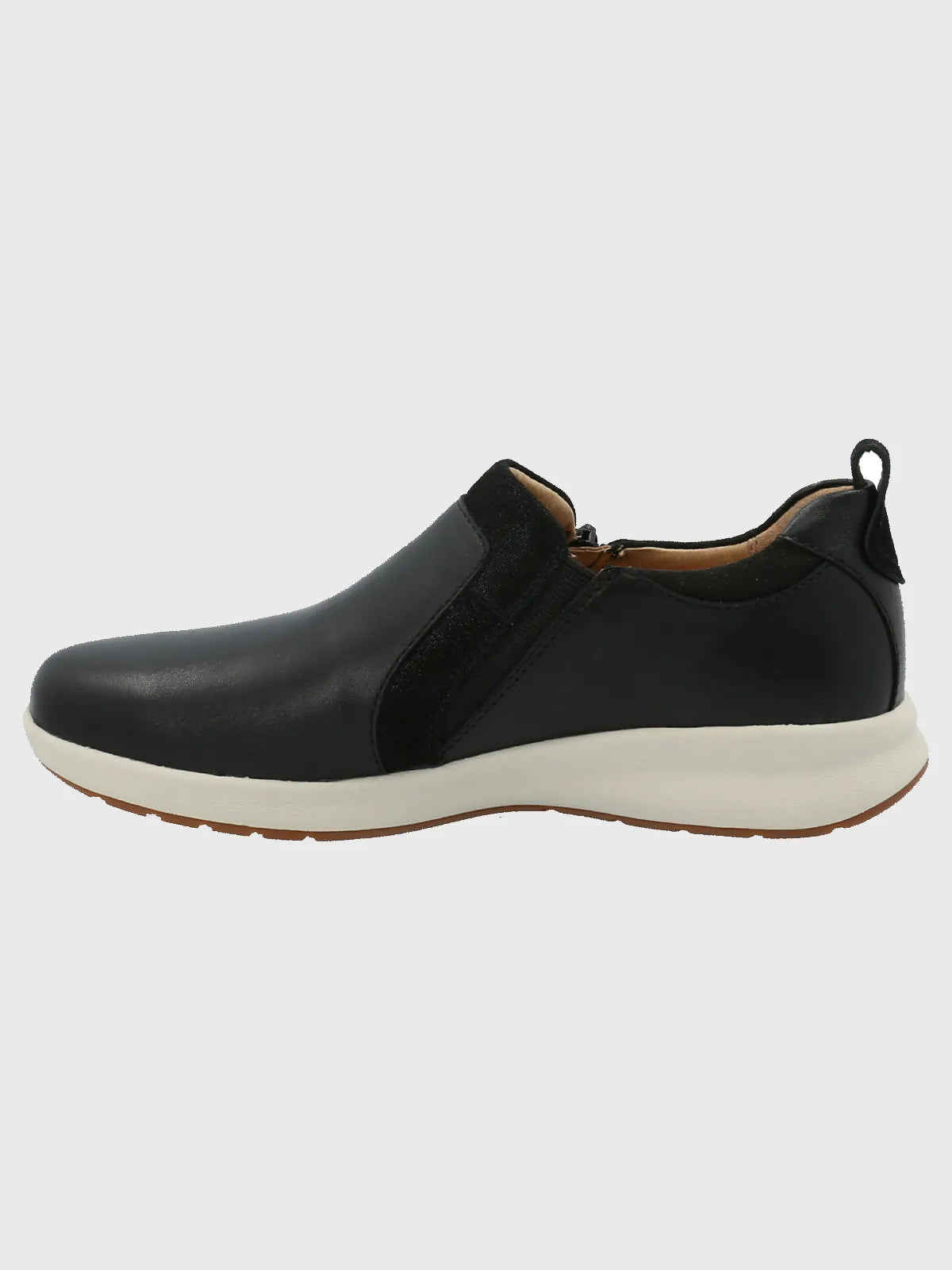 Zapato Mujer Cuero Spinal Slip On Negro