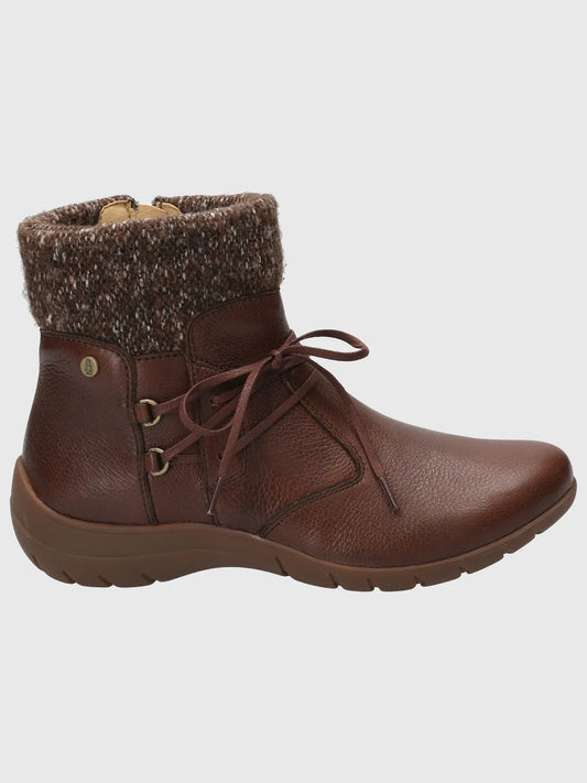 Botin Mujer Cuero Malmo Café