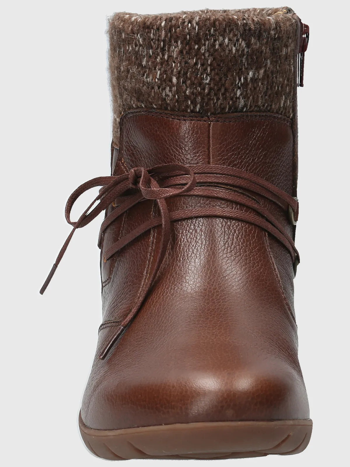 Botin Mujer Cuero Malmo Café