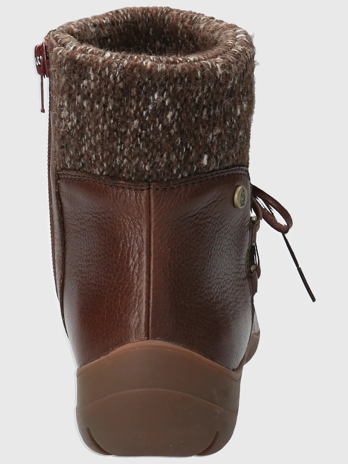 Botin Mujer Cuero Malmo Café