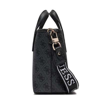 Cartera Mujer Mini Con Bolsito y Billetera Negro