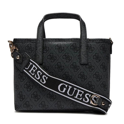 Cartera Mujer Mini Con Bolsito y Billetera Negro