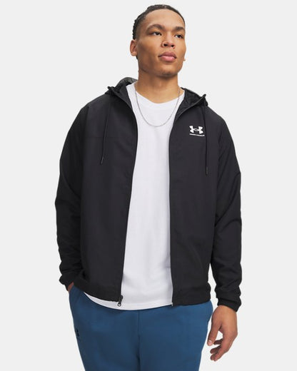 Cortaviento Hombre Deportivo Negro
