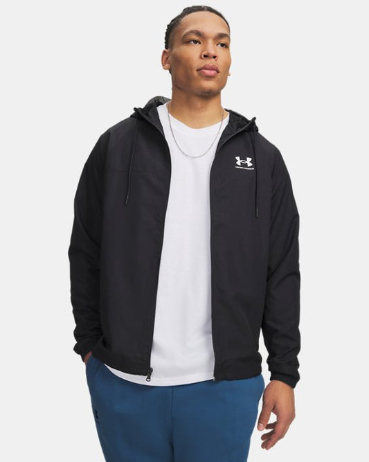Cortaviento Hombre Deportivo Negro
