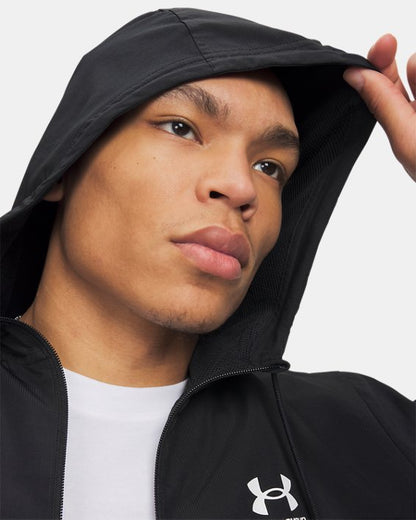 Cortaviento Hombre Deportivo Negro