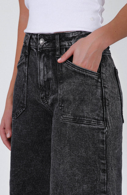 Pantalón Mujer Wide Leg Whistler Black
