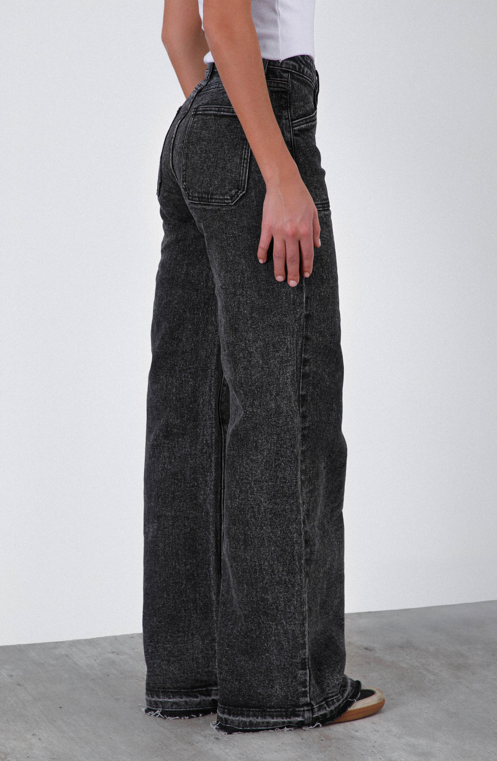 Pantalón Mujer Wide Leg Whistler Black