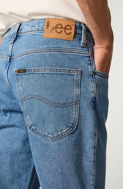 Jeans Hombre Tiro Alto Brooklyn Classic Straight Fit Light Blue