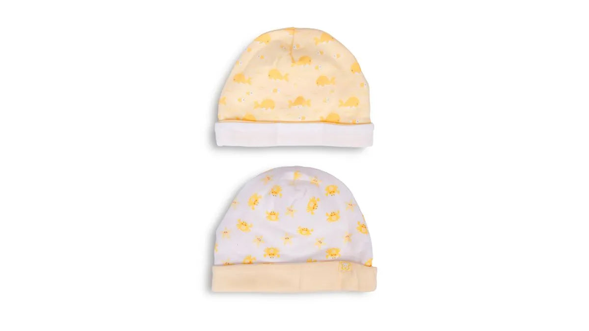Gorro Recién Nacido Unisex Surtido Amarillo