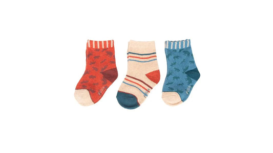 Pack 3 Calcetines Bebé Niño Algodón Animales Bosque Surtido