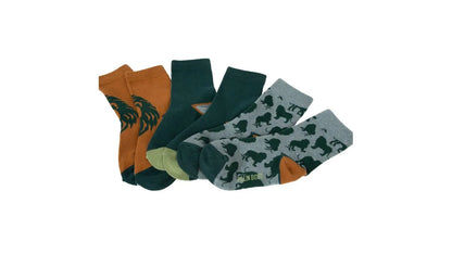Pack 3 Calcetines Niño Algodón León Surtido CaFe