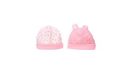 Pack 2 Gorro Recién Nacido Niña Floral Surtido Rosado