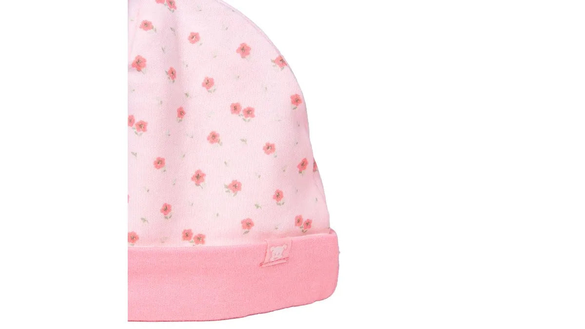 Pack 2 Gorro Recién Nacido Niña Floral Surtido Rosado