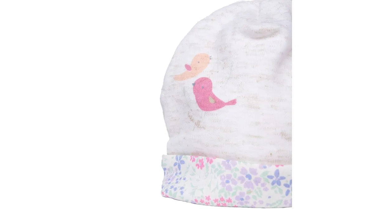 Pack 2 Gorro Recién Nacido Niña Floral Surtido Rosado