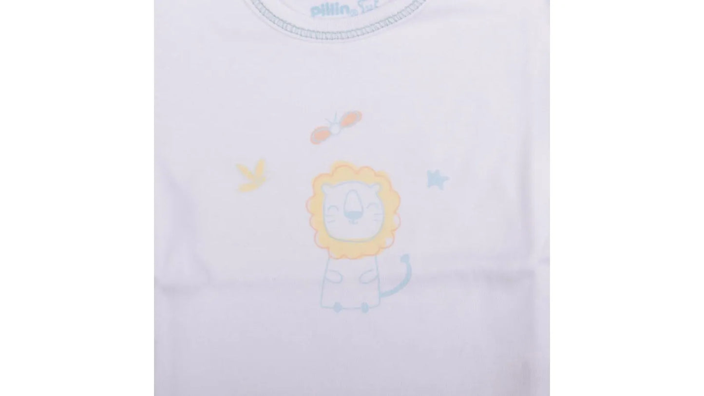 Set 2 Pzas Camiseta Bebe Niño Multicolor Leon