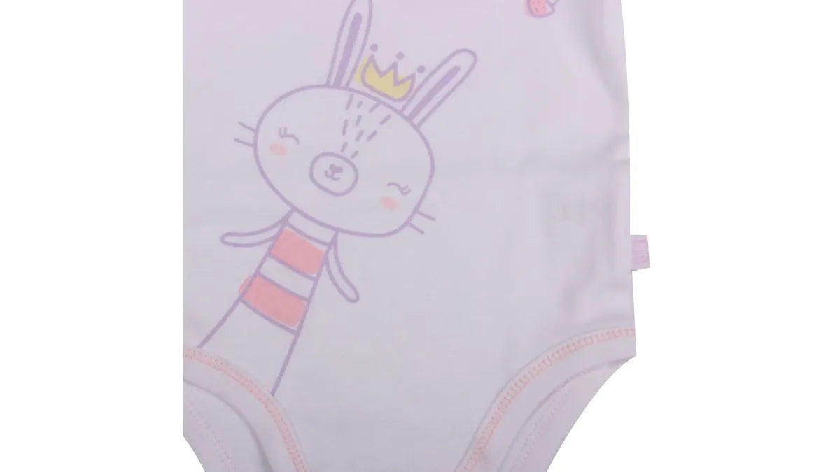 Set 4 Pzas Bebe Niña Multicolor Conejo Morado