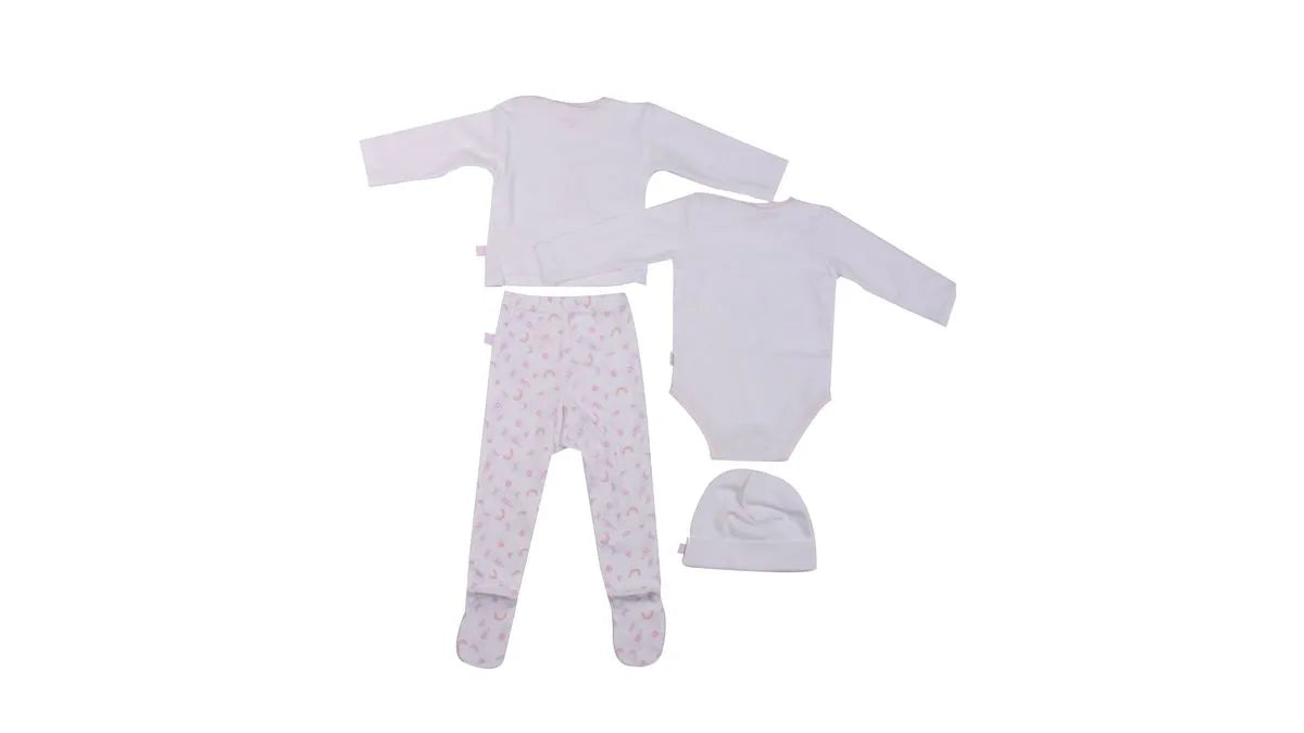 Set 4 Pzas Bebe Niña Multicolor Conejo Morado