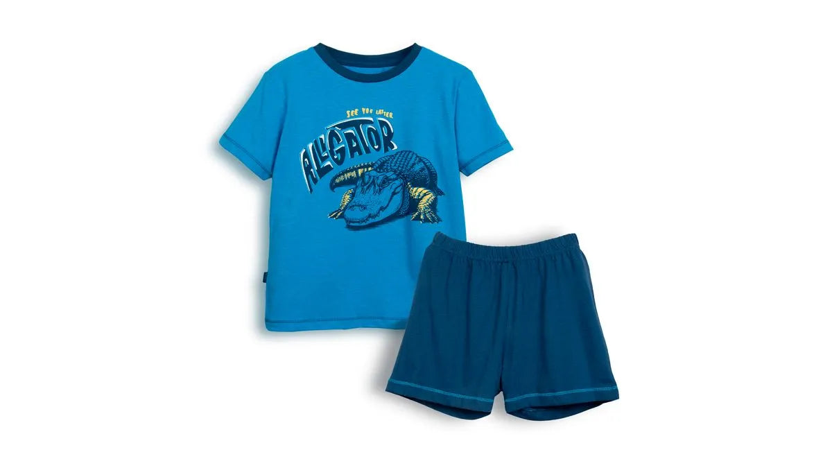 Pijama Niño Azulino Cocodrilo