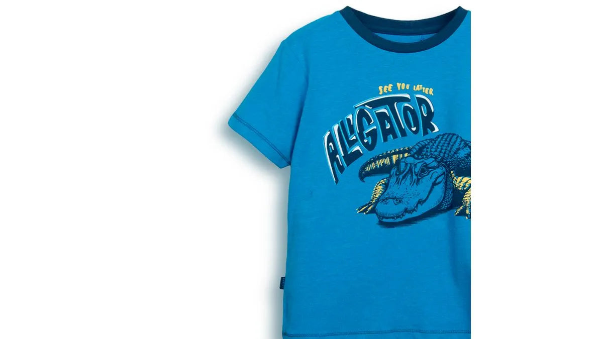 Pijama Niño Azulino Cocodrilo