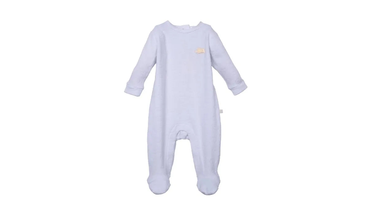 Osito Plush Recién Nacido Unisex Estampado Nubes Blanco