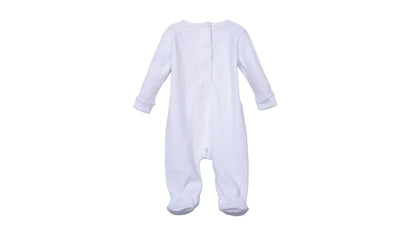 Osito Plush Recién Nacido Unisex Estampado Nubes Blanco