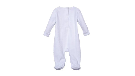 Osito Plush Recién Nacido Unisex Estampado Nubes Blanco
