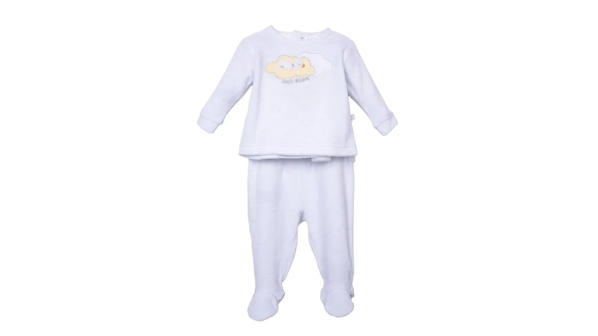 Conjunto Plush Recién Nacido Unisex Blanco