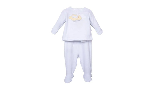 Conjunto Plush Recién Nacido Unisex Blanco