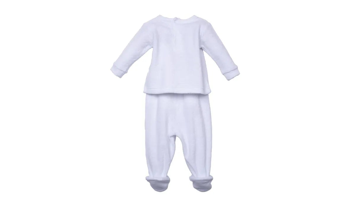 Conjunto Plush Recién Nacido Unisex Blanco