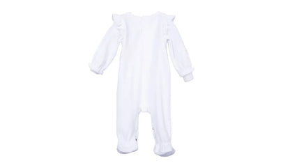 Osito Plush Recién Nacido Niña Bordado Frontal Blanco