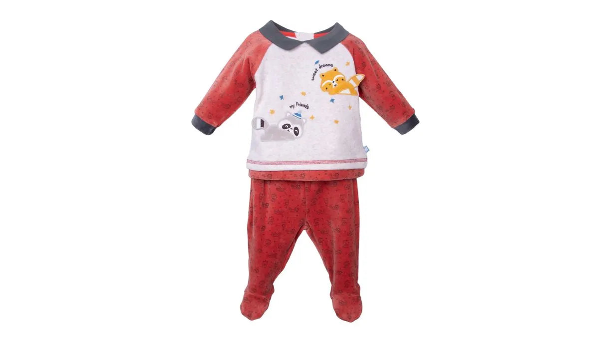 Conjunto Plush Recién Nacido Niño Animales Terracota