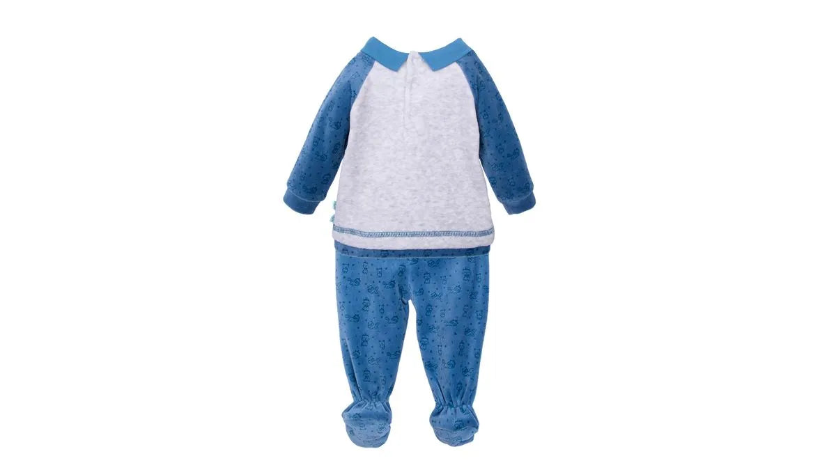 Conjunto Plush Recién Nacido Niño Animales Azul