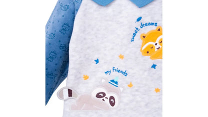 Conjunto Plush Recién Nacido Niño Animales Azul