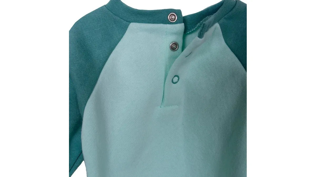 Pijama Bebé Niño Manga Larga Brilla en la Oscuridad Verde