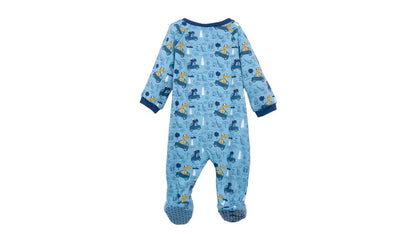 Pijama Bebé Niño Enterito Dino Brilla en la Oscuridad Azul